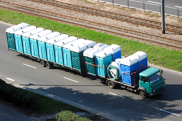 Porta potty delivery and setup in Rushville, IN